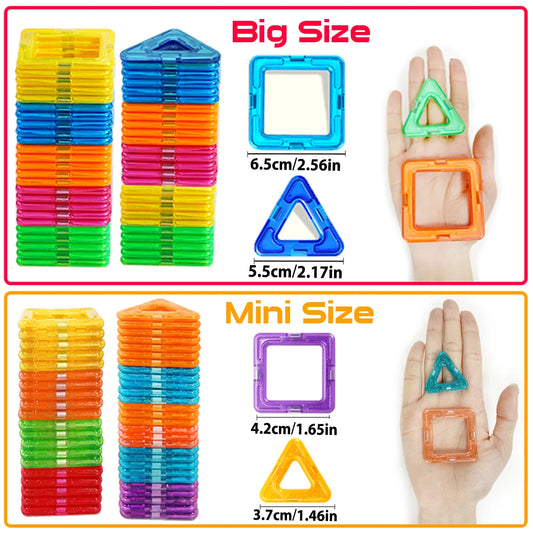Bloco Magneticos Coloridos tamanho grande